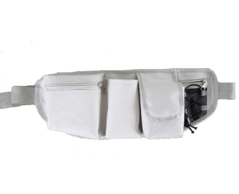 Waist bag with bottle holder