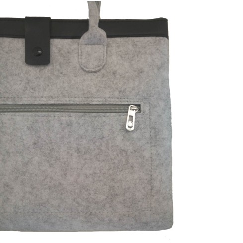 Felt hand bag for laptops